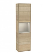 Пенал Villeroy & Boch Finion 41,8x151,6х27 см петлі зліва з підсвічуванням ДСП шпон дуба/пісок матовий лак G460HHPC