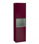 Пенал Villeroy & Boch Finion 41,8x151,6х27 см петлі зліва з підсвічуванням МДФ півонія матовий лак/оливковий матовий лак G460GMHB