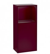 Шкафчик для ванной Villeroy & Boch Finion 41,8х93,6х27 см петли слева с подсветкой МДФ пион матовый лак F520HBHB