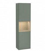 Пенал Villeroy & Boch Finion 41,8x151,6х27 см петли слева с подсветкой МДФ оливковый матовый лак/шпон дуба G460PCGM