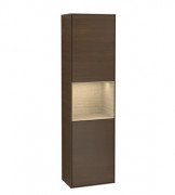 Пенал Villeroy & Boch Finion 41,8x151,6х27 см петли слева с подсветкой ДСП шпон грецкого ореха/шпон дуба G460PCGN