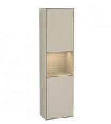 Пенал Villeroy & Boch Finion 41,8x151,6х27 см петлі зліва з підсвічуванням МДФ пісок матовий лак/шпон дуба G460PCHH