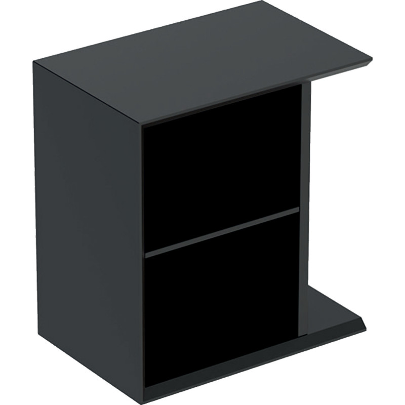 Полочка для ванной (боковой элемент) Geberit iCon 37x40x24,5 см ДСП лава матовый 502.324.JK.1