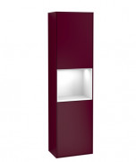 Пенал Villeroy & Boch Finion 41,8x151,6х27 см петлі праворуч з підсвічуванням МДФ півонія матовий лак/глянсовий білий лак F470GFHB