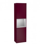 Пенал Villeroy & Boch Finion 41,8x151,6х27 см петлі праворуч з підсвічуванням МДФ півонія матовий лак/світло-сірий матовий лак F470GJHB