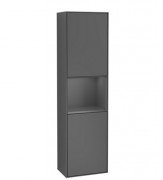 Пенал Villeroy & Boch Finion 41,8x151,6х27 см петлі з підсвічуванням МДФ антрацит матовий лак F470GKGK