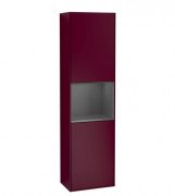 Пенал Villeroy & Boch Finion 41,8x151,6х27 см петлі праворуч з підсвічуванням МДФ півонія матовий лак/антрацит матовий лак F470GKHB