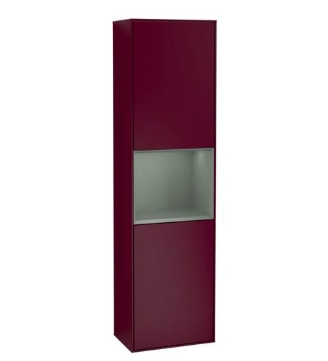 Пенал Villeroy & Boch Finion 41,8x151,6х27 см петлі праворуч з підсвічуванням МДФ півонія матовий лак/оливковий матовий лак F470GMHB