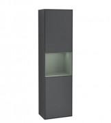 Пенал Villeroy & Boch Finion 41,8x151,6х27 см петлі праворуч з підсвічуванням МДФ темно-синій матовий лак/оливковий матовий лак F470GMHG