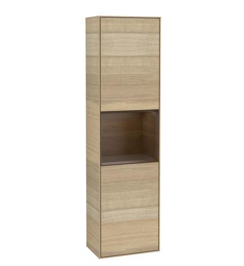 Пенал Villeroy & Boch Finion 41,8x151,6х27 см петли справа с подсветкой ДСП шпон дуба/шпон грецкого ореха F470GNPC