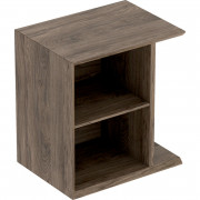 Полочка для ванной (боковой элемент) Geberit iCon 37x40x27,3 см ДСП орех гикори 502.325.JR.1