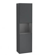 Пенал Villeroy & Boch Finion 41,8x151,6х27 см петли справа с подсветкой МДФ темно-синий матовый лак/антрацит матовый лак F470GKHG