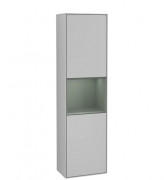 Пенал Villeroy & Boch Finion 41,8x151,6х27 см петлі праворуч із підсвічуванням МДФ світло-сірий матовий лак/оливковий матовий лак F470GMGJ