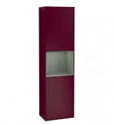 Пенал Villeroy & Boch Finion 41,8x151,6х27 см петлі праворуч з підсвічуванням МДФ півонія матовий лак/оливковий матовий лак F470GMHB