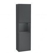 Пенал Villeroy & Boch Finion 41,8x151,6х27 см петлі праворуч із підсвічуванням МДФ темно-синій матовий лак F470HGHG