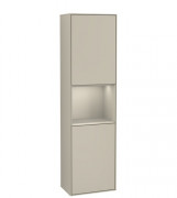 Пенал Villeroy & Boch Finion 41,8x151,6х27 см петли справа с подсветкой МДФ песок матовый лак F470HHHH