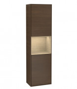 Пенал Villeroy & Boch Finion 41,8x151,6х27 см петлі праворуч з підсвічуванням ДСП шпон волоського горіха/шпон дуба F470PCGN