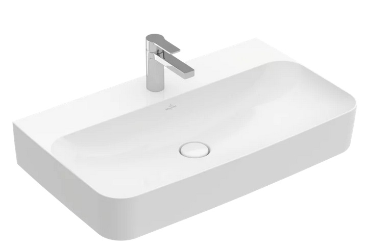 Раковина для ванной Villeroy & Boch Finion 80х47 см керамика CeramicPlus альпийский белый 41688CR1