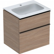 Тумба с раковиной Geberit iCon Set ДСП дуб/ручка лава матовый 502.335.JH.1
