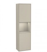 Пенал Villeroy & Boch Finion 41,8x151,6х27 см петли справа с подсветкой МДФ песок матовый лак F470HHHH