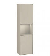 Пенал Villeroy & Boch Finion 41,8x151,6х27 см петлі праворуч із підсвічуванням МДФ пісок матовий лак F470HHHH