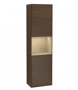 Пенал Villeroy & Boch Finion 41,8x151,6х27 см петлі праворуч з підсвічуванням ДСП шпон волоського горіха/шпон дуба F470PCGN