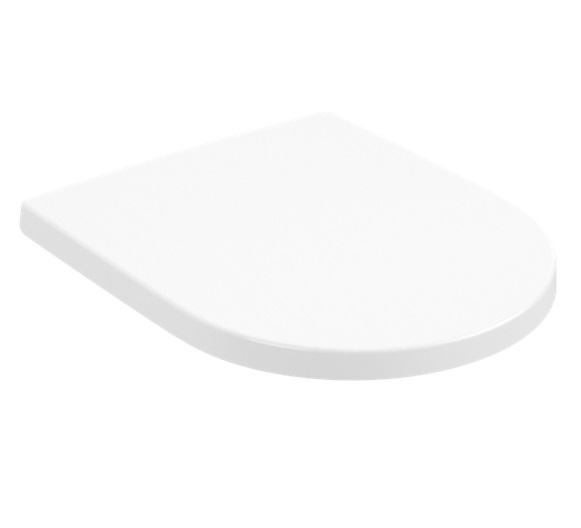 Сиденье с крышкой для унитаза Villeroy & Boch Subway 3.0 SoftClosing дюропласт камень белый 8M42S1RW