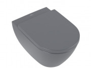 Унитаз подвесной Villeroy & Boch Subway 2.0 37х56 см безободковый санитарная керамика CeramicPlus графит 5614R0i4