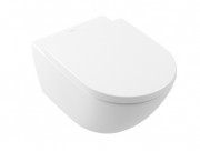 Унітаз підвісний Villeroy & Boch Subway 3.0 37х56 см безободкова санітарна кераміка CeramicPlus камінь білий 4670T0RW