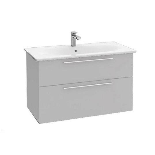 Тумба под раковину Villeroy & Boch Pura 100х50 см МДФ глянцевый белый A96800DH