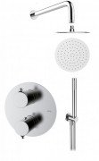 Душевая система GRB Time с термостатом верхним и ручным душем хром 07047010