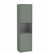 Пенал Villeroy & Boch Finion 41,8x151,6х27 см петлі праворуч з підсвічуванням МДФ оливковий матовий лак/антрацит матовий лак G470GKGM