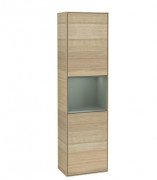 Пенал Villeroy & Boch Finion 41,8x151,6х27 см петлі праворуч з підсвічуванням ДСП шпон дуба/оливковий матовий лак G470GMPC