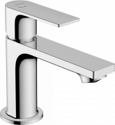 Смеситель для раковины Hansgrohe Rebris E CoolStart EcoSmart+ с сливным гарнитуром однорычажный хром 72587000