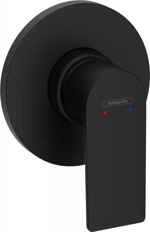 Смеситель скрытого монтажа Hansgrohe Rebris E однорычажный черный матовый 72659670