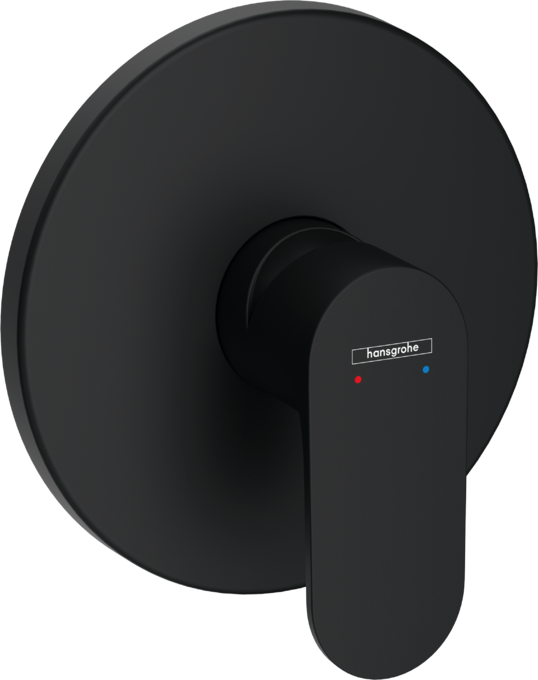 Смеситель скрытого монтажа Hansgrohe Rebris S однорычажный черный матовый 72667670
