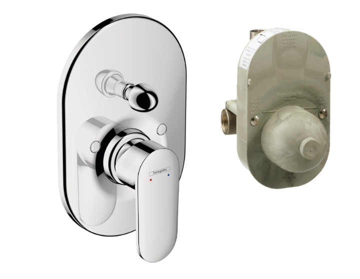 Смеситель скрытого монтажа Hansgrohe Vernis Blend однорычажный хром 71473000