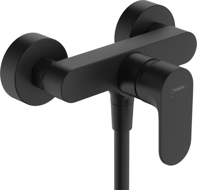 Змішувач для душу Hansgrohe Rebris S одноважільний чорний матовий 72640670