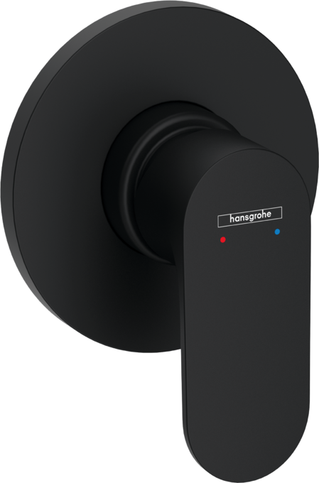 Змішувач прихованого монтажу Hansgrohe Rebris S одноважільний чорний матовий 72649670