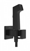 Гигиенический душ Hansgrohe Bidette 1jet E с шлангом и держателем черный матовый 29233670