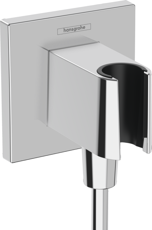 Шланговое подсоединение Hansgrohe FixFit E с держателем для душа пластик хром 26889000