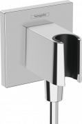 Шланговое подсоединение Hansgrohe FixFit E с держателем для душа пластик хром 26889000