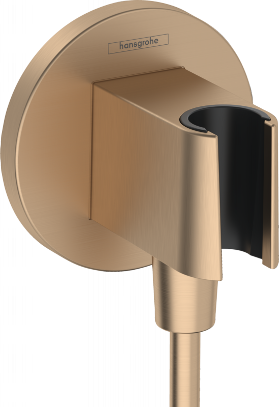 Шлангове приєднання Hansgrohe FixFit S з тримачем для душу пластик бронза шліфована 26888140