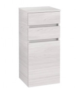 Шкафчик для ванной Villeroy & Boch Legato 40х87х35 см петли слева ДСП белое дерево B72800E8