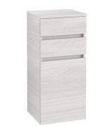 Шкафчик для ванной Villeroy & Boch Legato 40х87х35 см петли слева ДСП белое дерево B72800E8