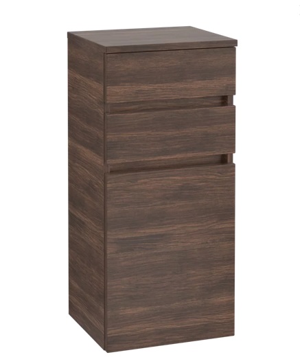 Шкафчик для ванной Villeroy & Boch Legato 40х87х35 см петли справа ДСП дуб аризона B72801VH