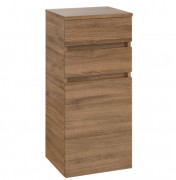 Шафка для ванної Villeroy & Boch Legato 40х87х35 см петлі праворуч ДСП дуб канзас B72801RH