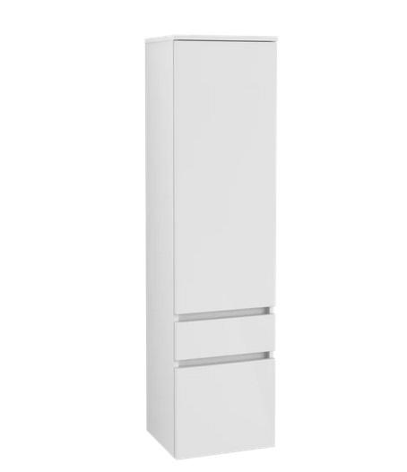 Пенал Villeroy & Boch Legato 40x155х35 см петлі зліва МДФ/ДСП білий глянсовий B72900DH