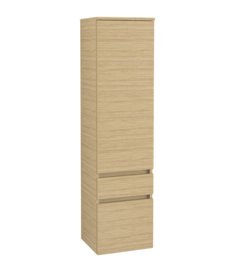 Пенал Villeroy & Boch Legato 40x155х35 см петлі зліва ДСП скандинавський дуб B72900VJ