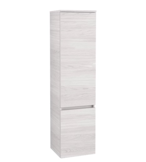 Пенал Villeroy & Boch Legato 40x155х35 см петли слева ДСП белое дерево B73000E8